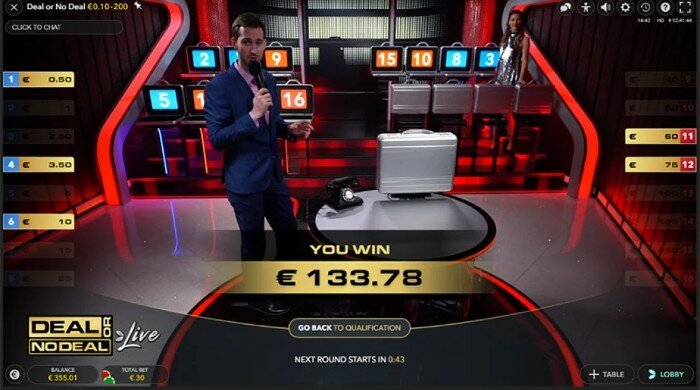 Deal or No Deal Live Win